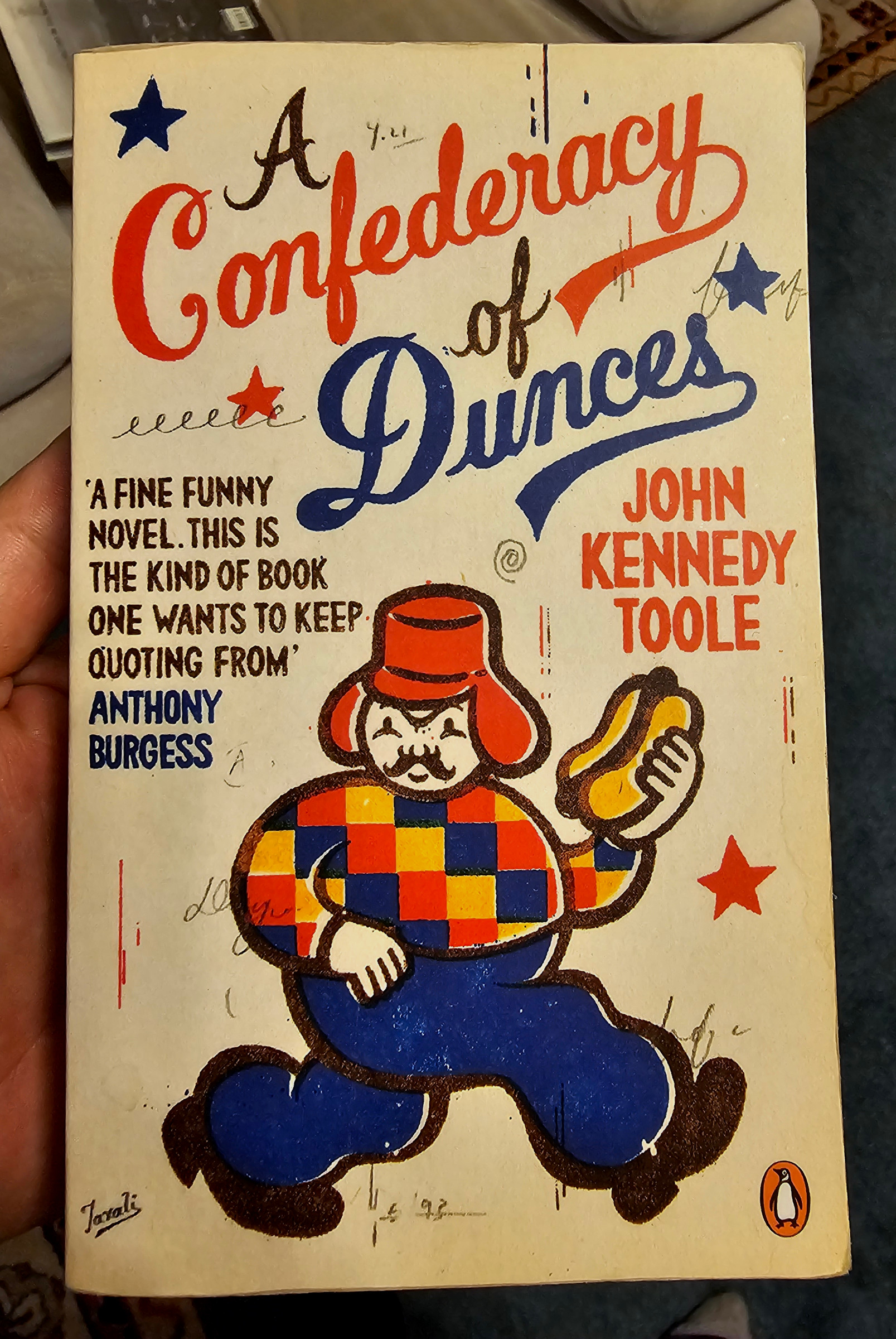 A Confederacy of Dunces, by John Kennedy Toole – 4⭐