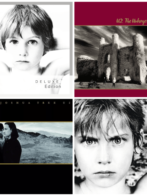 U2 – Boy (7⭐) – War (8⭐) – The Unforgettable Fire (6⭐) – The Joshua Tree&nbsp;(9⭐)