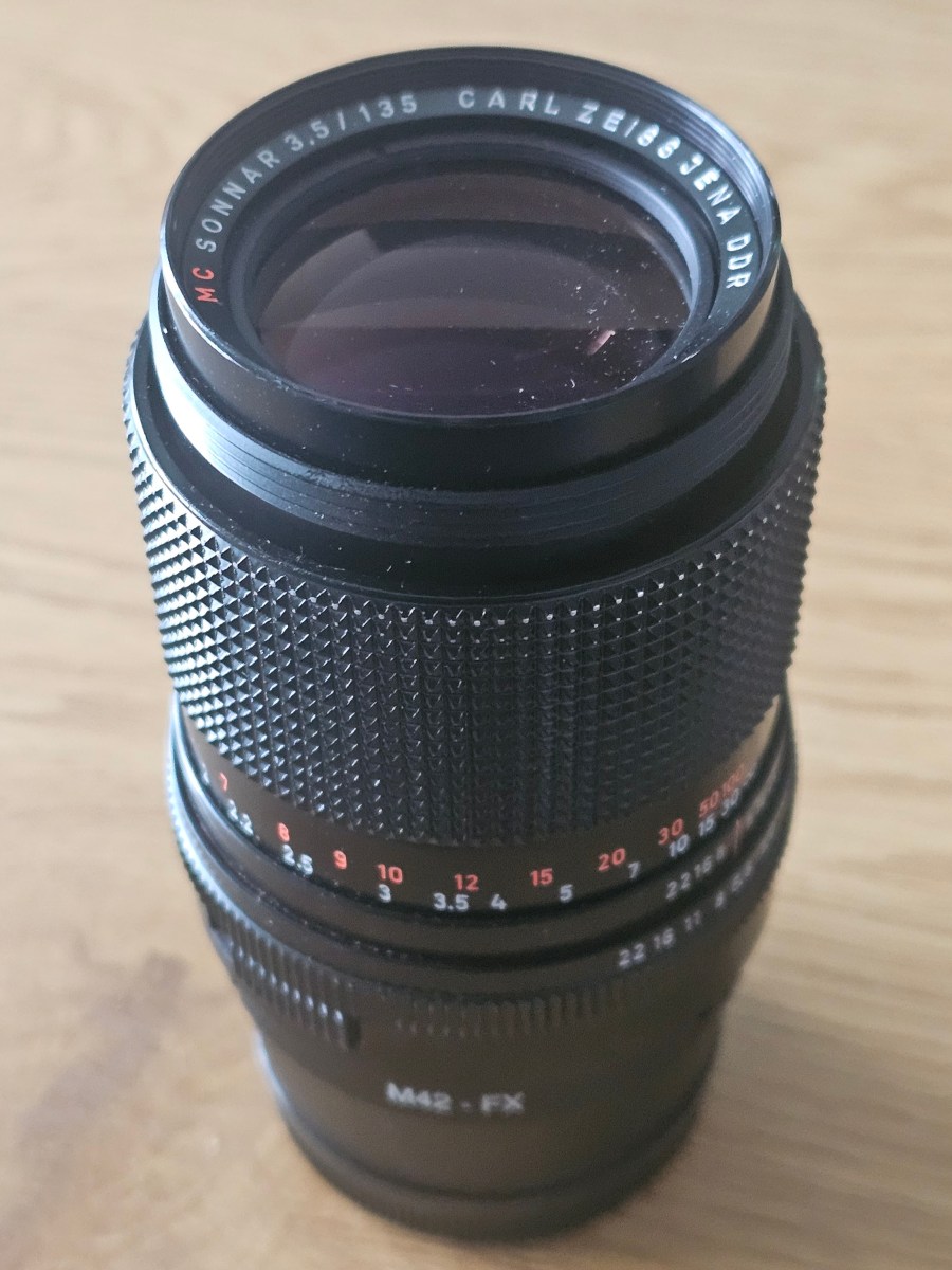 New old gear – Carl Zeiss Jena DDR Sonnar 135mm f/3.5&nbsp;M42
