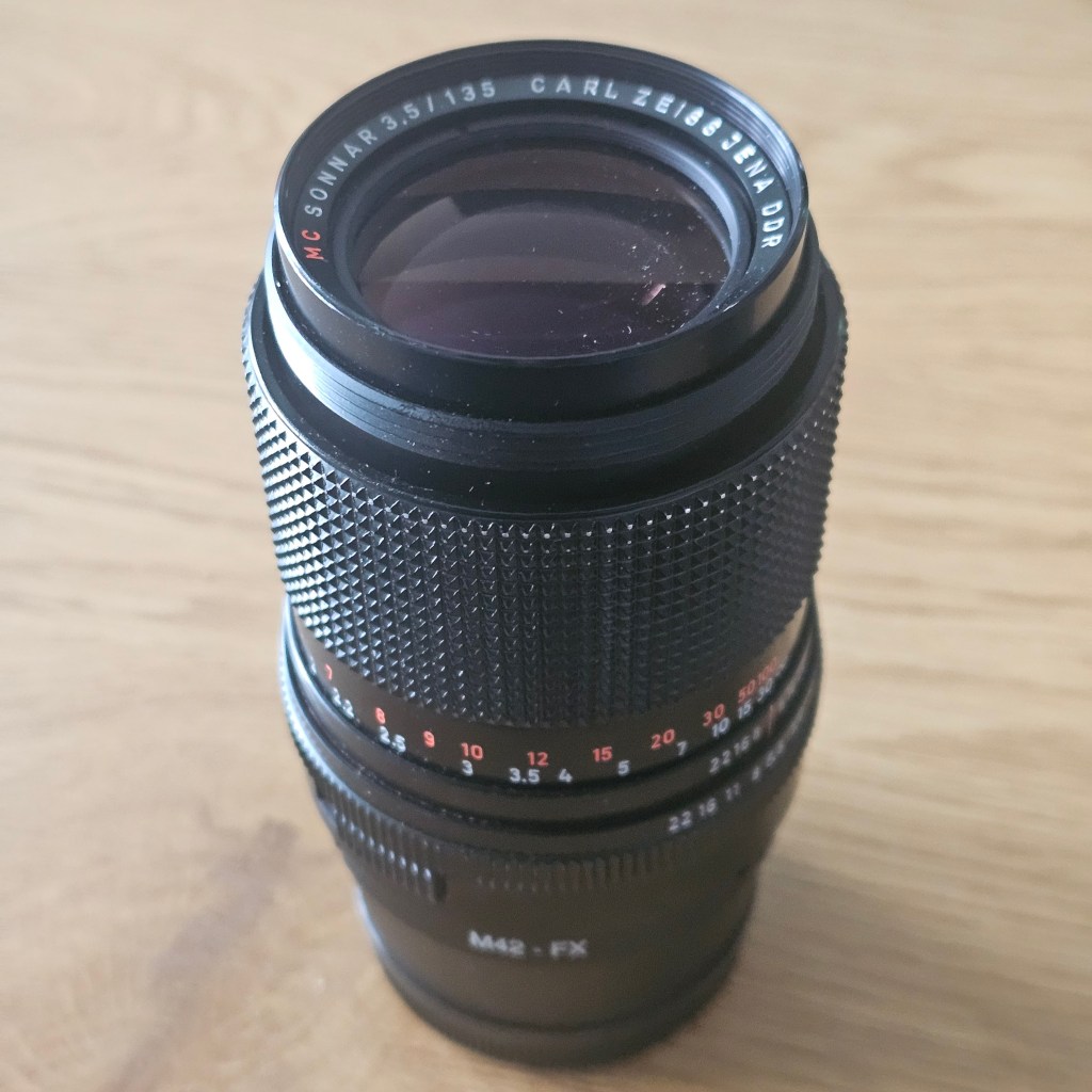 New old gear – Carl Zeiss Jena DDR Sonnar 135mm f/3.5&nbsp;M42